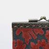 imageAngelinas Palace Carpet Wallet Vintage Kiss Lock ID PouchClasp Card HolderBurnout Velvet Sr Tropez Scuba Coral