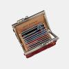imageAngelinas Palace Carpet Wallet Vintage Kiss Lock ID PouchClasp Card HolderBurnout Velvet Wine