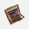 imageAngelinas Palace Carpet Wallet Vintage Kiss Lock ID PouchClasp Card HolderClimbing Rose Green