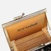 imageAngelinas Palace Carpet Wallet Vintage Kiss Lock ID PouchClasp Card HolderFloral Black