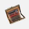 imageAngelinas Palace Carpet Wallet Vintage Kiss Lock ID PouchClasp Card HolderFloral Black