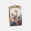 imageAngelinas Palace Carpet Wallet Vintage Kiss Lock ID PouchClasp Card HolderFloral Cream
