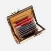 imageAngelinas Palace Carpet Wallet Vintage Kiss Lock ID PouchClasp Card HolderFloral Rose