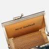 imageAngelinas Palace Carpet Wallet Vintage Kiss Lock ID PouchClasp Card HolderFloral Teal