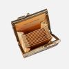 imageAngelinas Palace Carpet Wallet Vintage Kiss Lock ID PouchClasp Card HolderOriental Brown