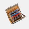 imageAngelinas Palace Carpet Wallet Vintage Kiss Lock ID PouchClasp Card HolderQueen Hunter Green