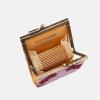 imageAngelinas Palace Carpet Wallet Vintage Kiss Lock ID PouchClasp Card HolderQueen Rose Pink
