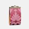 imageAngelinas Palace Carpet Wallet Vintage Kiss Lock ID PouchClasp Card HolderQueen Rose Pink