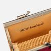 imageAngelinas Palace Carpet Wallet Vintage Kiss Lock ID PouchClasp Card HolderQueen Wine