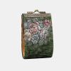 imageAngelinas Palace Carpet Wallet Vintage Kiss Lock ID PouchClasp Card HolderRose Series Arugula Green