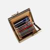imageAngelinas Palace Carpet Wallet Vintage Kiss Lock ID PouchClasp Card HolderRose Trail Green