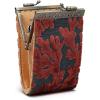 imageAngelinas Palace Carpet Wallet Vintage Kiss Lock ID PouchClasp Card HolderBurnout Velvet Sr Tropez Scuba Coral