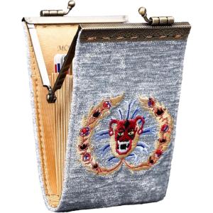 imageAngelinas Palace Carpet Wallet Vintage Kiss Lock ID PouchClasp Card HolderAHS the Devils Mouth