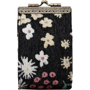 imageAngelinas Palace Carpet Wallet Vintage Kiss Lock ID PouchClasp Card HolderNight Garden