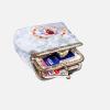 imageCarpet Bag Double Kiss Clasp Coin Purse PouchVintage Change Wallet Card HolderAHS the Devils Mouth