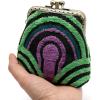 imageCarpet Bag Double Kiss Clasp Coin Purse PouchVintage Change Wallet Card HolderThe Shining Room 237