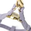 imageAngie and Allie Organic Cotton Personalized Step in Dog HarnessCustom Dog Halter VestsAdjustable No Pull Canine Halter Harness for Small Medium Large DogsLight Grey
