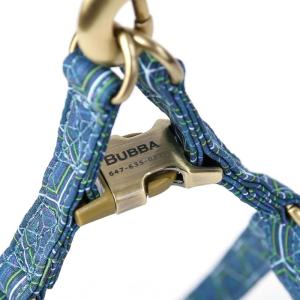 imageAngie and Allie Organic Cotton Personalized Step in Dog HarnessCustom Dog Halter VestsAdjustable No Pull Canine Halter Harness for Small Medium Large DogsHoneycomb