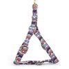 imageAngie and Allie Organic Cotton Personalized Step in Dog HarnessCustom Dog Halter VestsAdjustable No Pull Canine Halter Harness for Small Medium Large DogsStripes ethnic