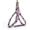 imageAngie and Allie Organic Cotton Personalized Step in Dog HarnessCustom Dog Halter VestsAdjustable No Pull Canine Halter Harness for Small Medium Large DogsStripes ethnic