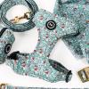 image:imageAngie and Allie Organic Cotton Dog HarnessNo Pull Pet Harness with DRingAdjustable Soft Padded Breathable Dog Vest for Walking Running TrainingArbutus
