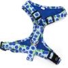 image:imageAngie and Allie Organic Cotton Dog HarnessNo Pull Pet Harness with DRingAdjustable Soft Padded Breathable Dog Vest for Walking Running TrainingBlueberry