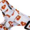 image:imageAngie and Allie Organic Cotton Dog HarnessNo Pull Pet Harness with DRingAdjustable Soft Padded Breathable Dog Vest for Walking Running TrainingButter Waffles