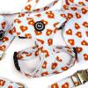 image:imageAngie and Allie Organic Cotton Dog HarnessNo Pull Pet Harness with DRingAdjustable Soft Padded Breathable Dog Vest for Walking Running TrainingButter Waffles