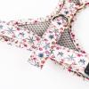 image:imageAngie and Allie Organic Cotton Dog HarnessNo Pull Pet Harness with DRingAdjustable Soft Padded Breathable Dog Vest for Walking Running TrainingDaisy