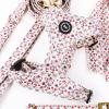 image:imageAngie and Allie Organic Cotton Dog HarnessNo Pull Pet Harness with DRingAdjustable Soft Padded Breathable Dog Vest for Walking Running TrainingDaisy