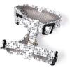 image:imageAngie and Allie Organic Cotton Dog HarnessNo Pull Pet Harness with DRingAdjustable Soft Padded Breathable Dog Vest for Walking Running TrainingEucalyptus