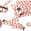 image:imageAngie and Allie Organic Cotton Dog HarnessNo Pull Pet Harness with DRingAdjustable Soft Padded Breathable Dog Vest for Walking Running TrainingLove Halloween