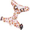 image:imageAngie and Allie Organic Cotton Dog HarnessNo Pull Pet Harness with DRingAdjustable Soft Padded Breathable Dog Vest for Walking Running TrainingLove Halloween