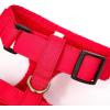 image:imageAngie and Allie Organic Cotton Dog HarnessNo Pull Pet Harness with DRingAdjustable Soft Padded Breathable Dog Vest for Walking Running TrainingPoinciana Red