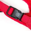 image:imageAngie and Allie Organic Cotton Dog HarnessNo Pull Pet Harness with DRingAdjustable Soft Padded Breathable Dog Vest for Walking Running TrainingPoinciana Red