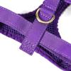 image:imageAngie and Allie Organic Cotton Dog HarnessNo Pull Pet Harness with DRingAdjustable Soft Padded Breathable Dog Vest for Walking Running TrainingPurple Tornado