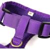image:imageAngie and Allie Organic Cotton Dog HarnessNo Pull Pet Harness with DRingAdjustable Soft Padded Breathable Dog Vest for Walking Running TrainingPurple Tornado