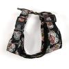 image:imageAngie and Allie Organic Cotton Dog HarnessNo Pull Pet Harness with DRingAdjustable Soft Padded Breathable Dog Vest for Walking Running TrainingSugar Skull