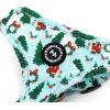 image:imageAngie and Allie Organic Cotton Dog HarnessNo Pull Pet Harness with DRingAdjustable Soft Padded Breathable Dog Vest for Walking Running TrainingThe Santa