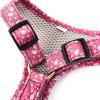 image:imageAngie and Allie Organic Cotton Dog HarnessNo Pull Pet Harness with DRingAdjustable Soft Padded Breathable Dog Vest for Walking Running TrainingWild Tulip
