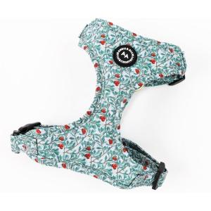 image:imageAngie and Allie Organic Cotton Dog HarnessNo Pull Pet Harness with DRingAdjustable Soft Padded Breathable Dog Vest for Walking Running TrainingArbutus