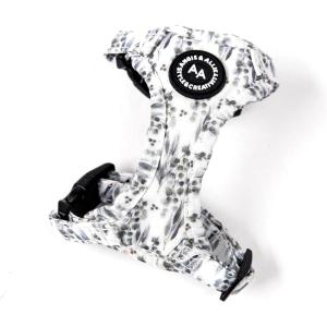 image:imageAngie and Allie Organic Cotton Dog HarnessNo Pull Pet Harness with DRingAdjustable Soft Padded Breathable Dog Vest for Walking Running TrainingEucalyptus