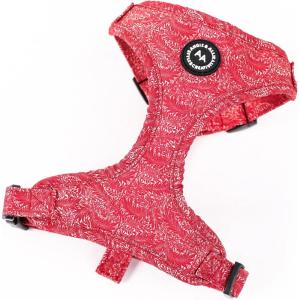 image:imageAngie and Allie Organic Cotton Dog HarnessNo Pull Pet Harness with DRingAdjustable Soft Padded Breathable Dog Vest for Walking Running TrainingLarkspur
