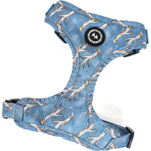 image:imageAngie and Allie Organic Cotton Dog HarnessNo Pull Pet Harness with DRingAdjustable Soft Padded Breathable Dog Vest for Walking Running TrainingLumber Jack