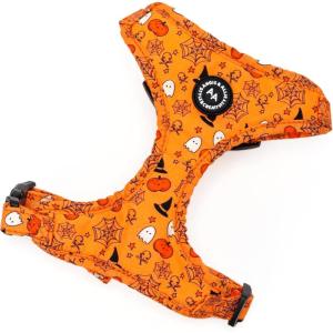 image:imageAngie and Allie Organic Cotton Dog HarnessNo Pull Pet Harness with DRingAdjustable Soft Padded Breathable Dog Vest for Walking Running TrainingMagic Halloween