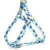 image:imageAngie and Allie Organic Cotton Personalized Step in Dog HarnessCustom Dog Halter VestsAdjustable No Pull Canine Halter Harness for Small Medium Large DogsBlueberry