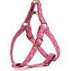 image:imageAngie and Allie Organic Cotton Personalized Step in Dog HarnessCustom Dog Halter VestsAdjustable No Pull Canine Halter Harness for Small Medium Large DogsWild Tulip