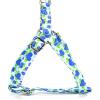 image:imageAngie and Allie Organic Cotton Personalized Step in Dog HarnessCustom Dog Halter VestsAdjustable No Pull Canine Halter Harness for Small Medium Large DogsBlueberry