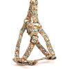 image:imageAngie and Allie Organic Cotton Personalized Step in Dog HarnessCustom Dog Halter VestsAdjustable No Pull Canine Halter Harness for Small Medium Large DogsPomegranate