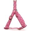 image:imageAngie and Allie Organic Cotton Personalized Step in Dog HarnessCustom Dog Halter VestsAdjustable No Pull Canine Halter Harness for Small Medium Large DogsWild Tulip